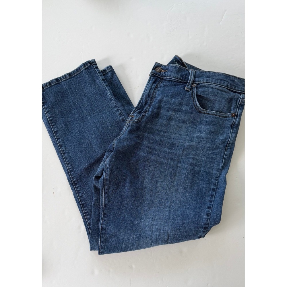 Lucky Brand 221 Straight Leg Mens Jeans 40x32 Medium Wash Blue Denim